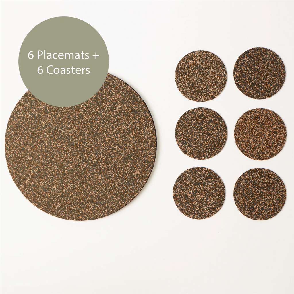 Dash Placemats & Coasters | Round - Table S/6