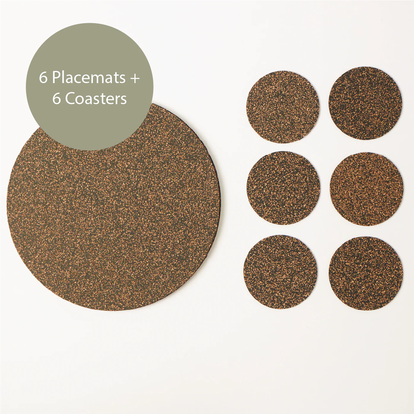 Dash Placemats & Coasters | Round - Table S/6