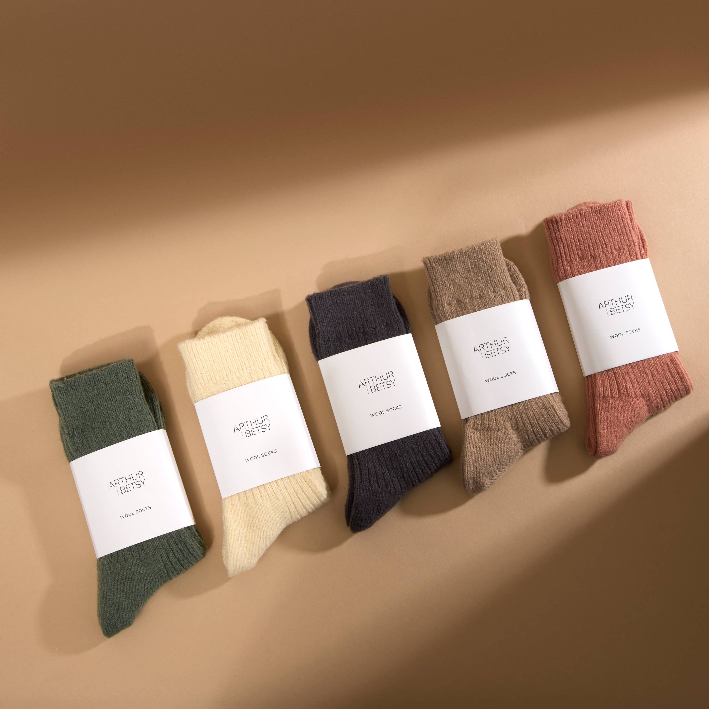 Wool Socks | Cream