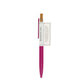 Recycled Aluminium Ballpoint Pen - Bright Pink
