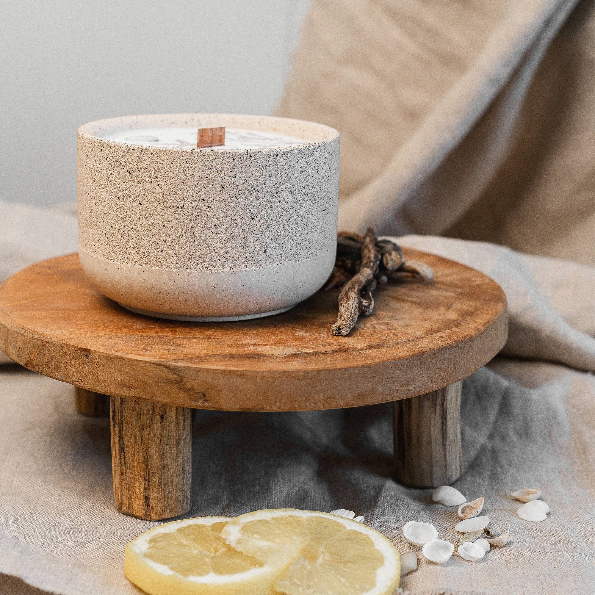 Sea Salt & Driftwood Soy Wax Candle