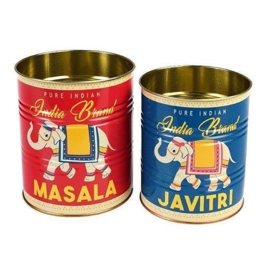 Storage Tins | Masala And Javitri