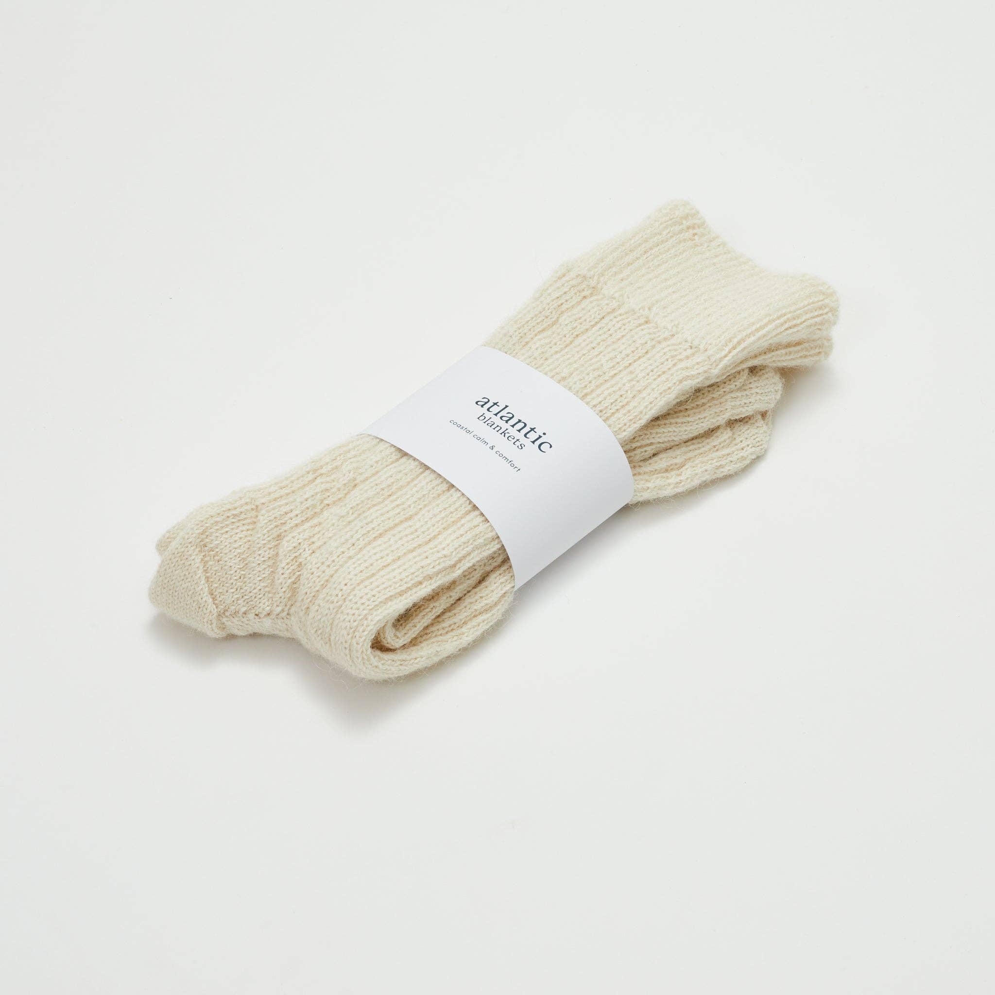 Alpaca Bed Socks | Navy | 4-7