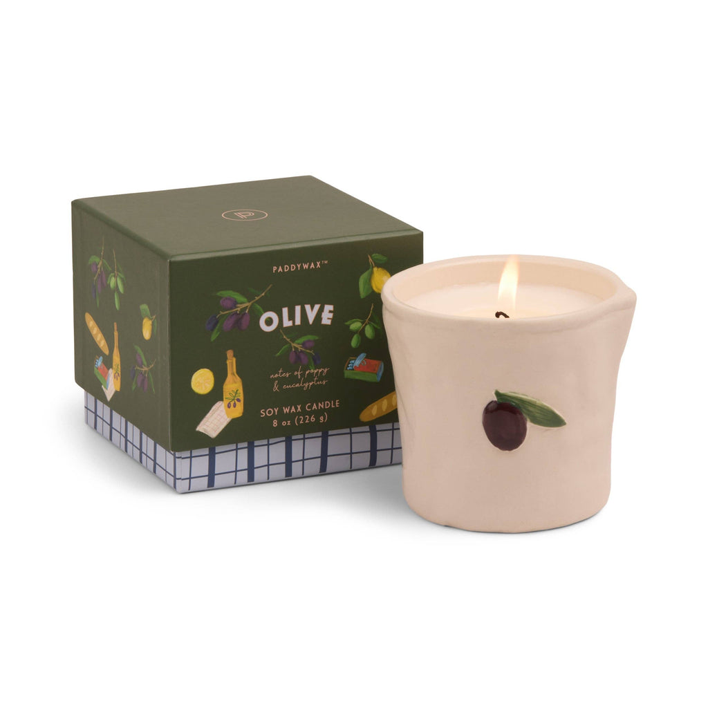 Olive Ceramic Candle | Fig  Olive