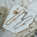 Simple Gemstone Bracelet | Sunstone, Gold