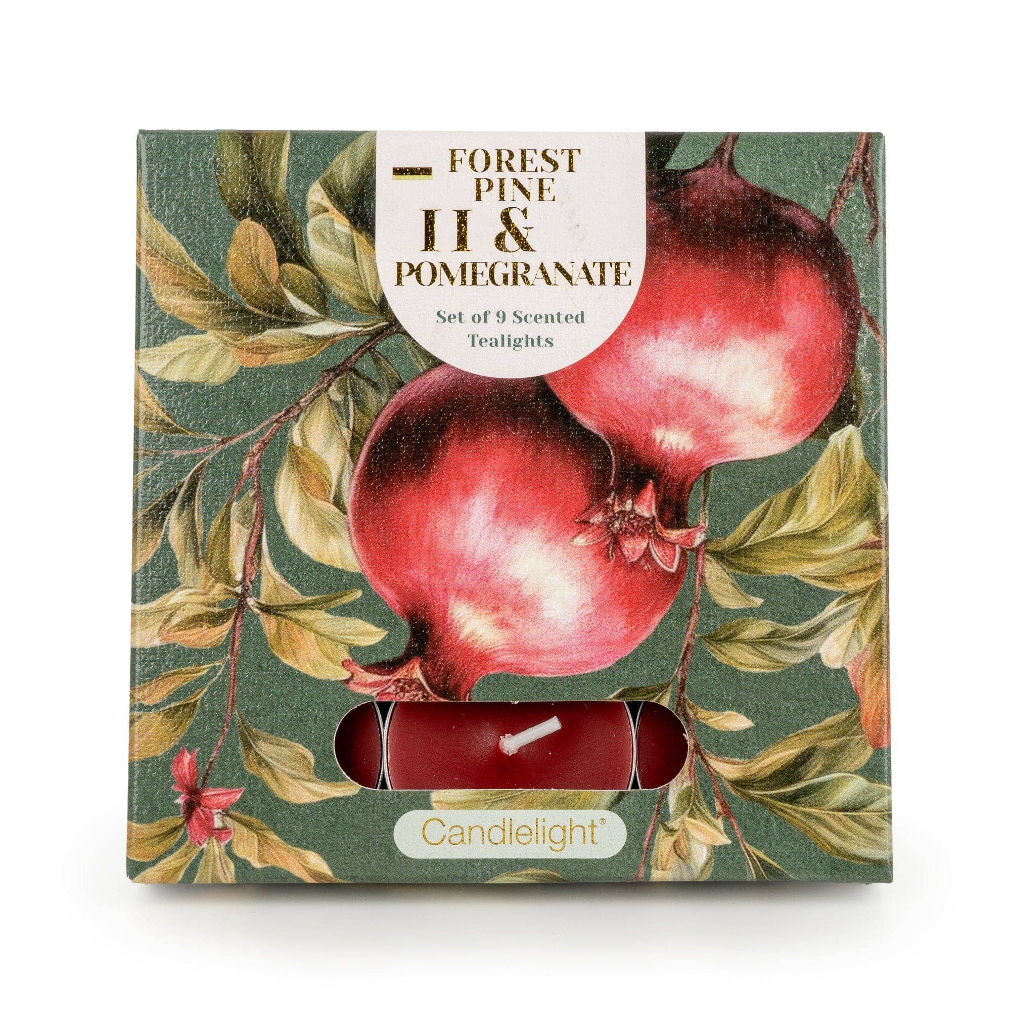 Forest Pine & Pomegranate | Set of 9