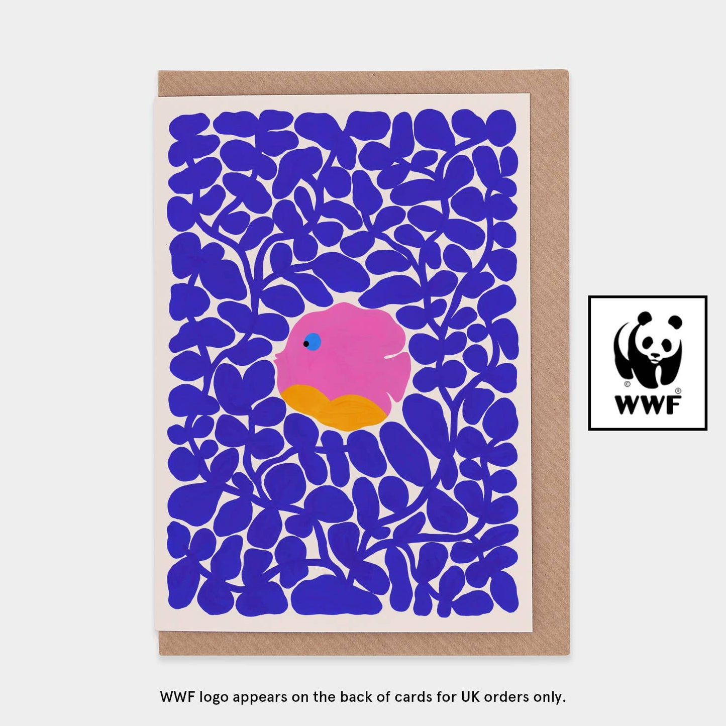 Seaweed and Fish Greetings Card
