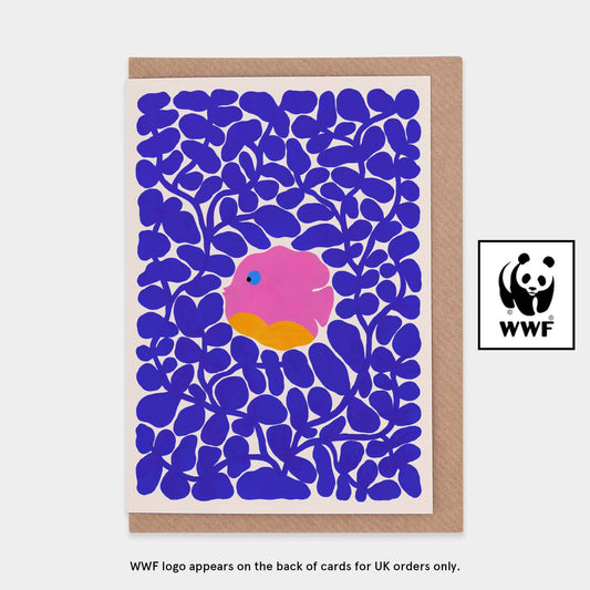 Seaweed and Fish Greetings Card
