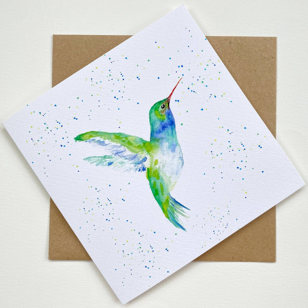 Hummingbird 'Fly to Freedom', Greeting Card | Sarah Epsom