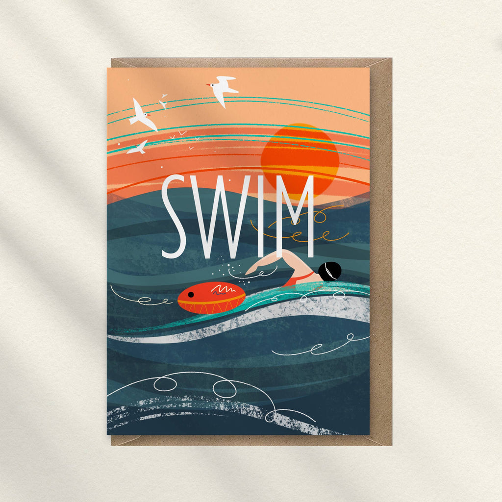 Swim |  Greeting Card