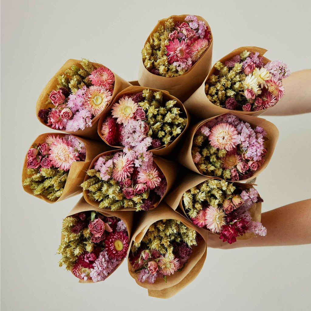 Market More Dried Flowers Bouquet | Pink