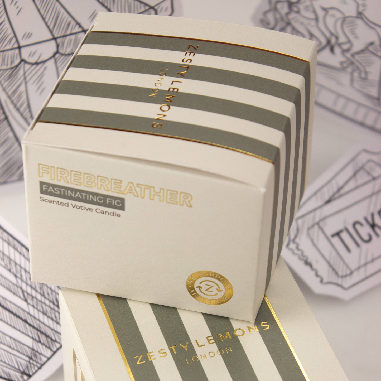 Olive Votive Candle | Tomato Leaf