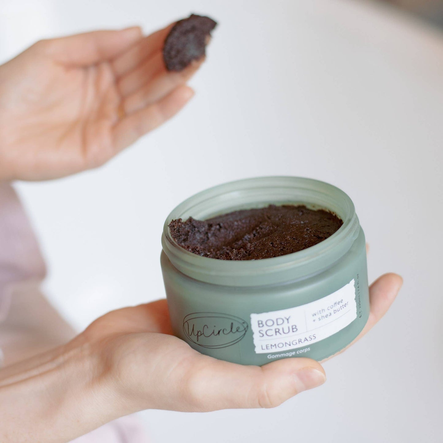 Lemongrass Body Scrub with Coffee + Shea Butter | 220ml