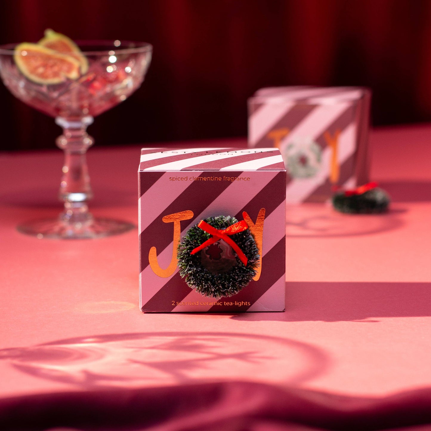 Joy Tea Lights | Box of 2 | Spiced Clementine