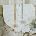 Simple Gemstone Necklace | Sunstone, Gold