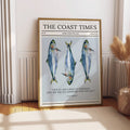 Coastal Typography Print | A3