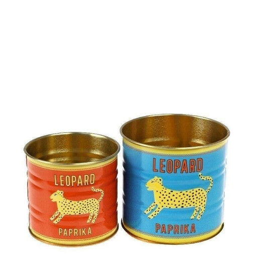 Mini Storage Tins | Leopard