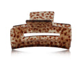 Marseille Resin Bulldog Hairclip | Brown