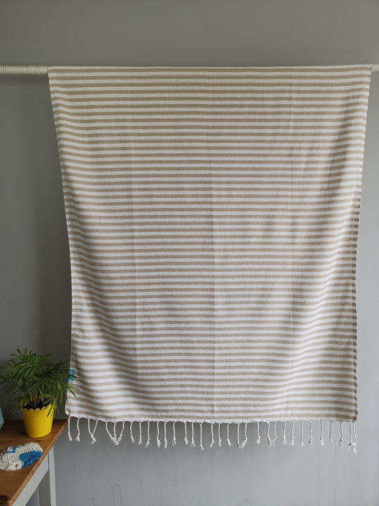 Turkish Peshtemal Towel - Cappuccino