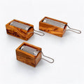 Olive Wood Cheese Grater: 12 cm x 7 cm x 7 cm