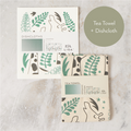 Tea Towel and matching Dishcloths | Giraffe