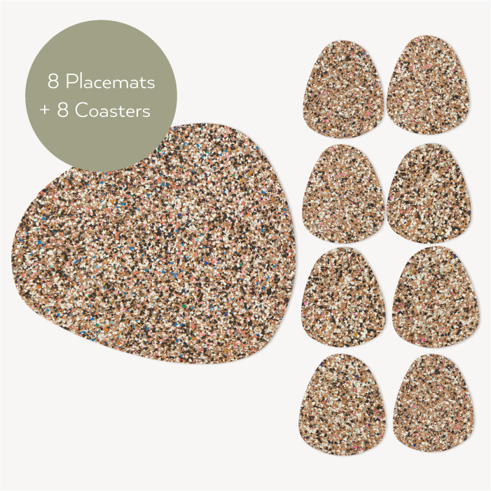 Pebble Placemats and Coasters | S/8
