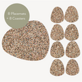 Pebble Placemats and Coasters | S/8