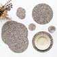 Beach Clean Round Placemats and Coasters Bundle| Table S/4