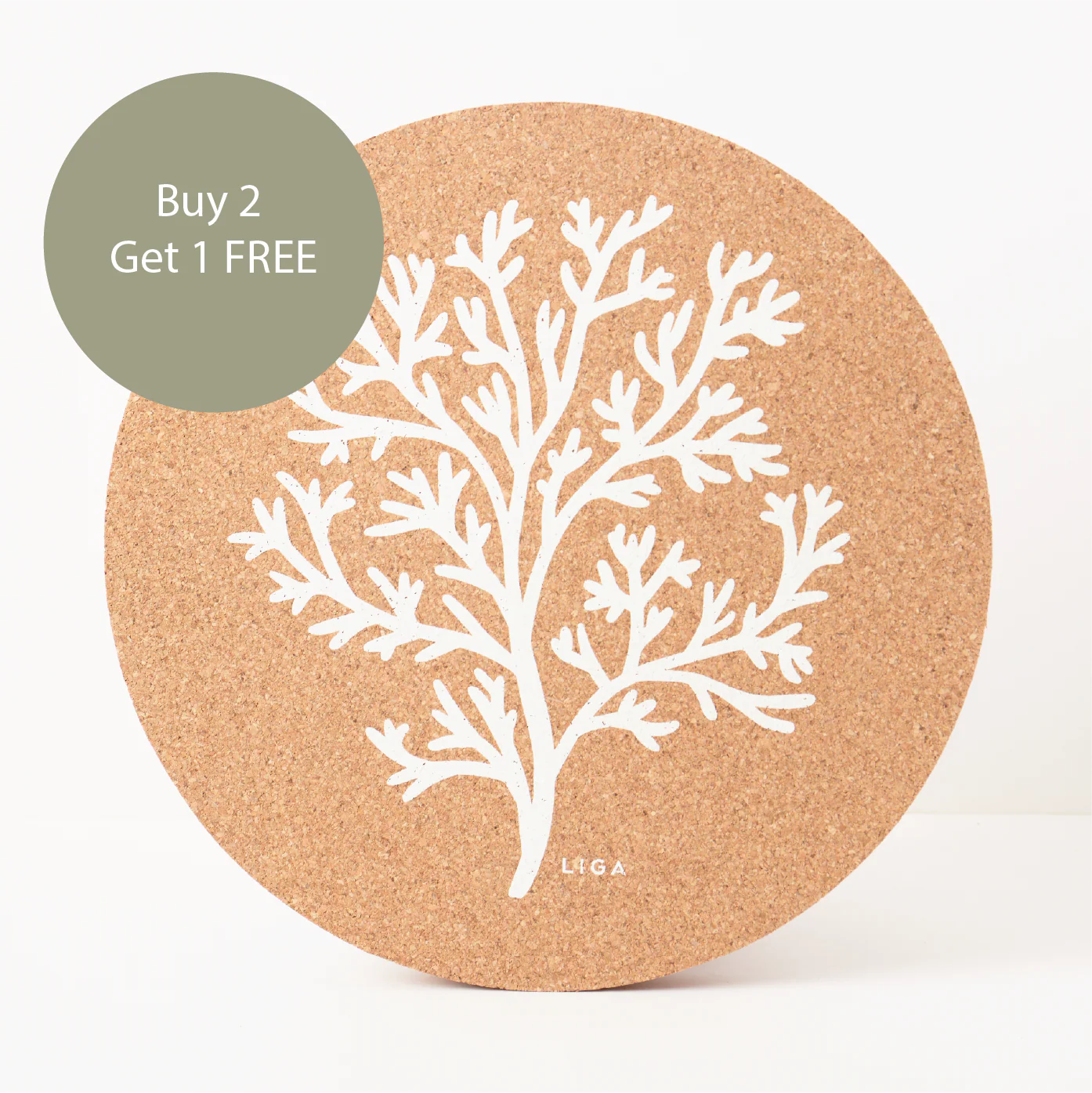 Cork Max Placemats | Coral | Buy 2 Get 1 FREE