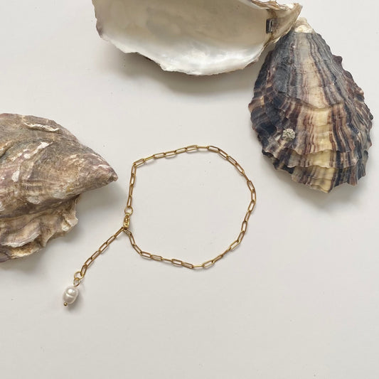 Single Pearl Dune Bracelet