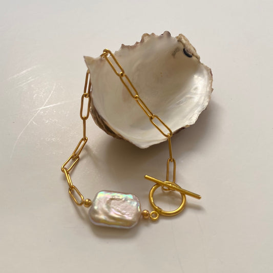 Baroque Pearl Ocean Bracelet