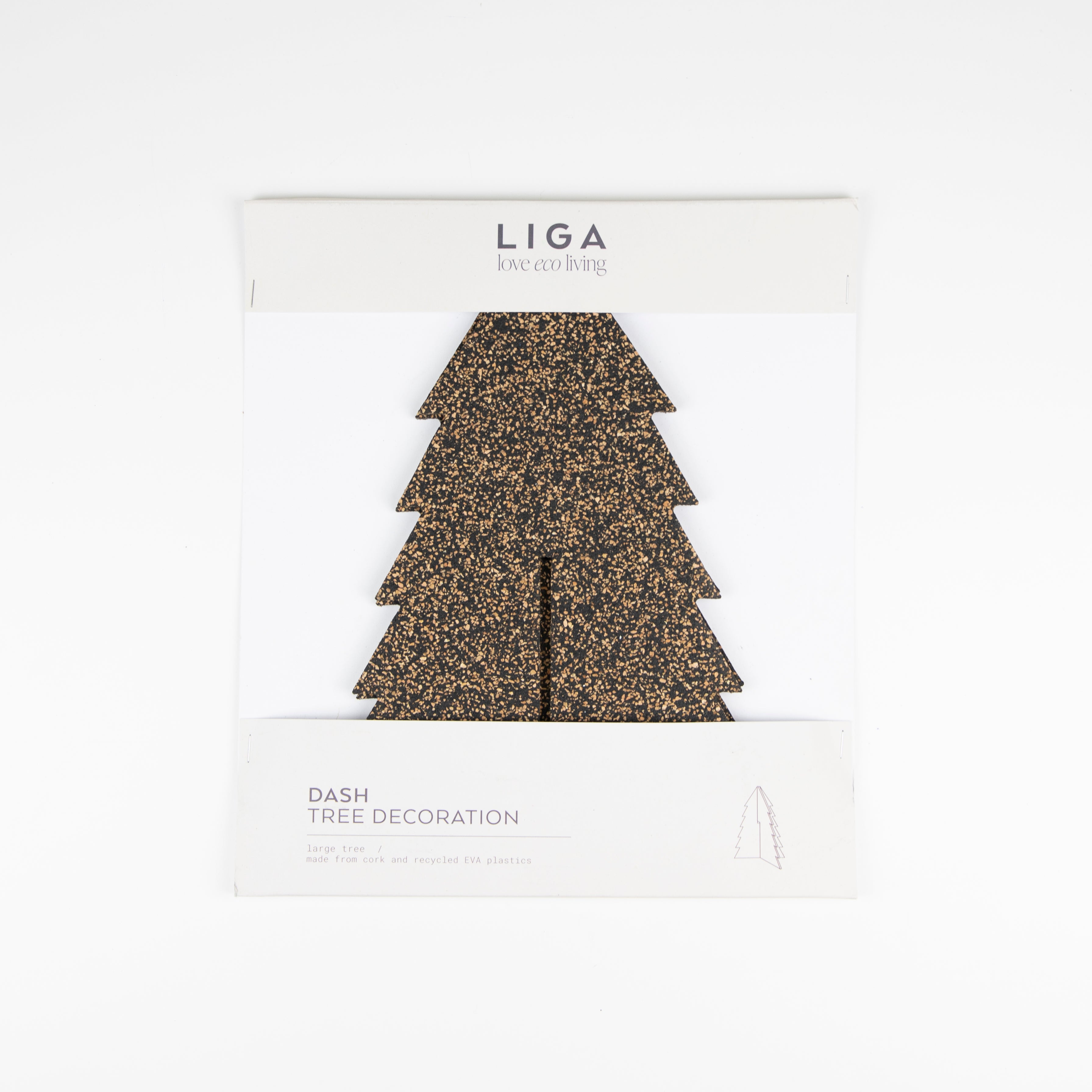 Dash Recycled Rubber & Cork Large Tree