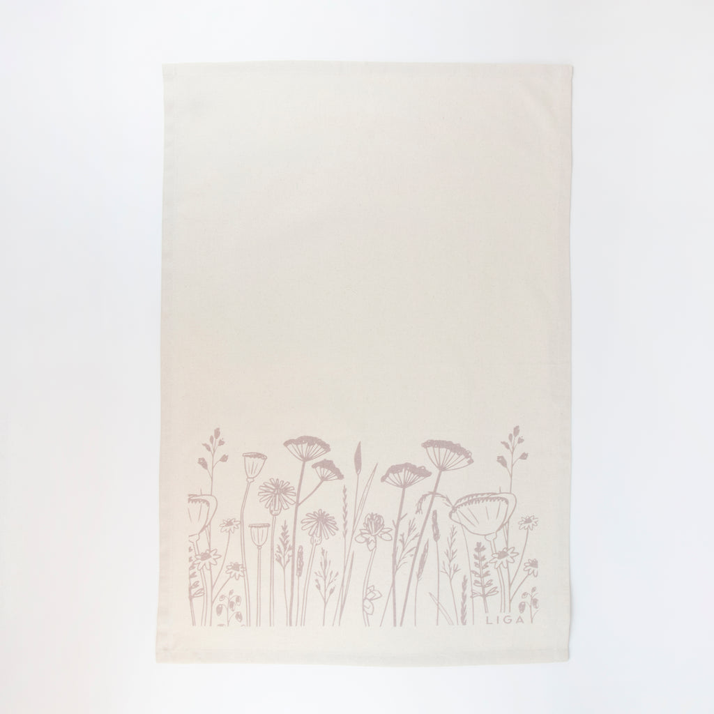 Organic Tea Towels | Flowers