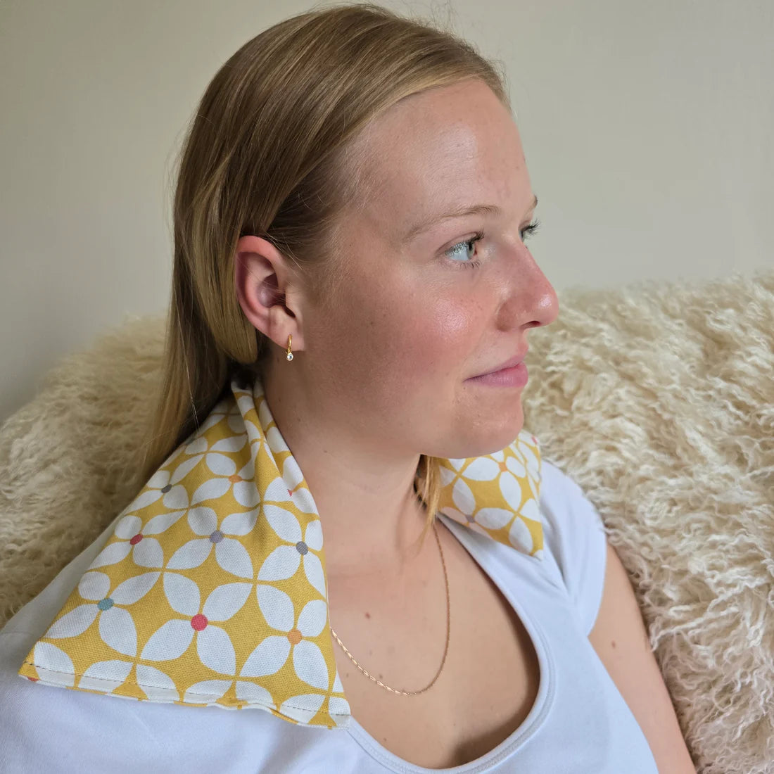 Ochre Cotton Wheat Bag