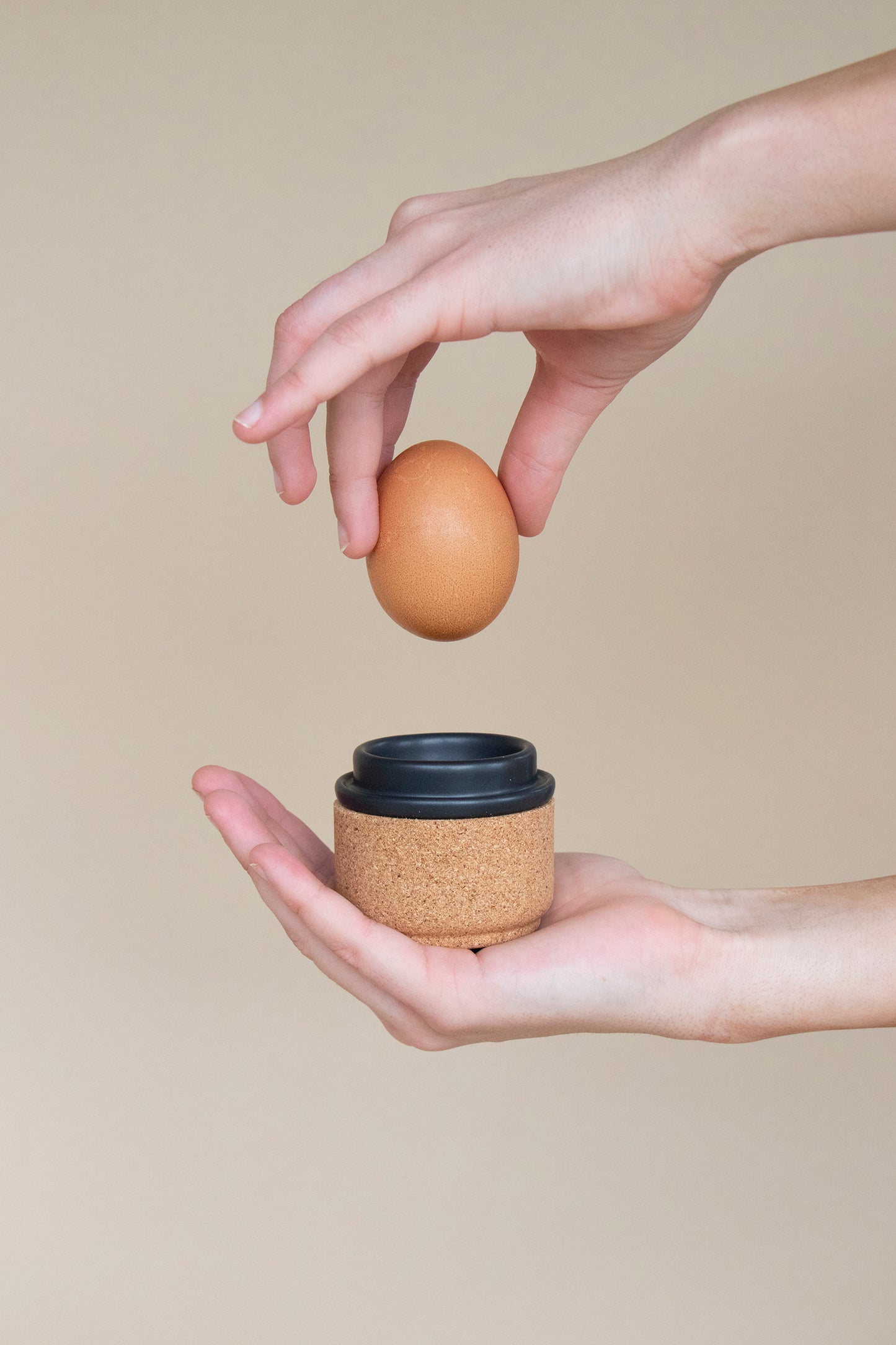 Egg Cup | Matt Black