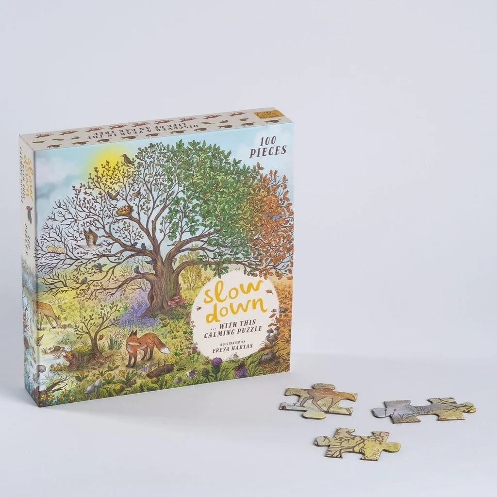 Slow Down Woodland Puzzle - 100 pieces