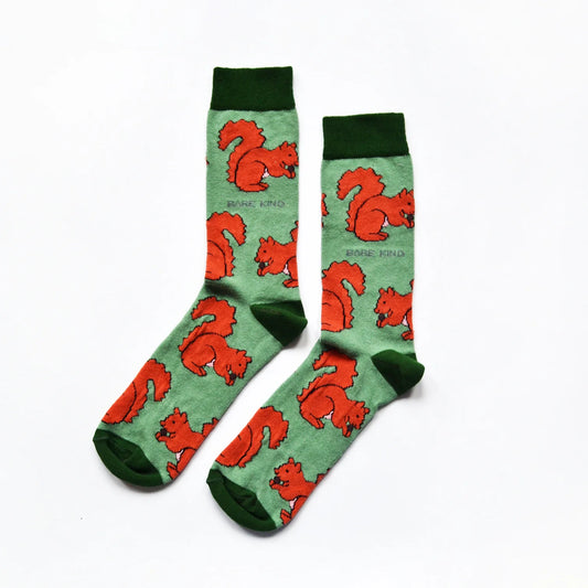 Save the Red Squirrels Socks