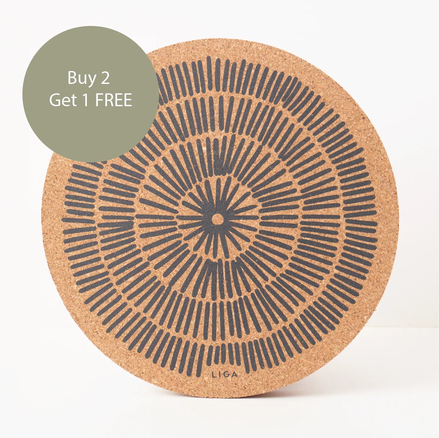 Cork Max Placemats | Sandy Lines | Buy 2 Get 1 FREE