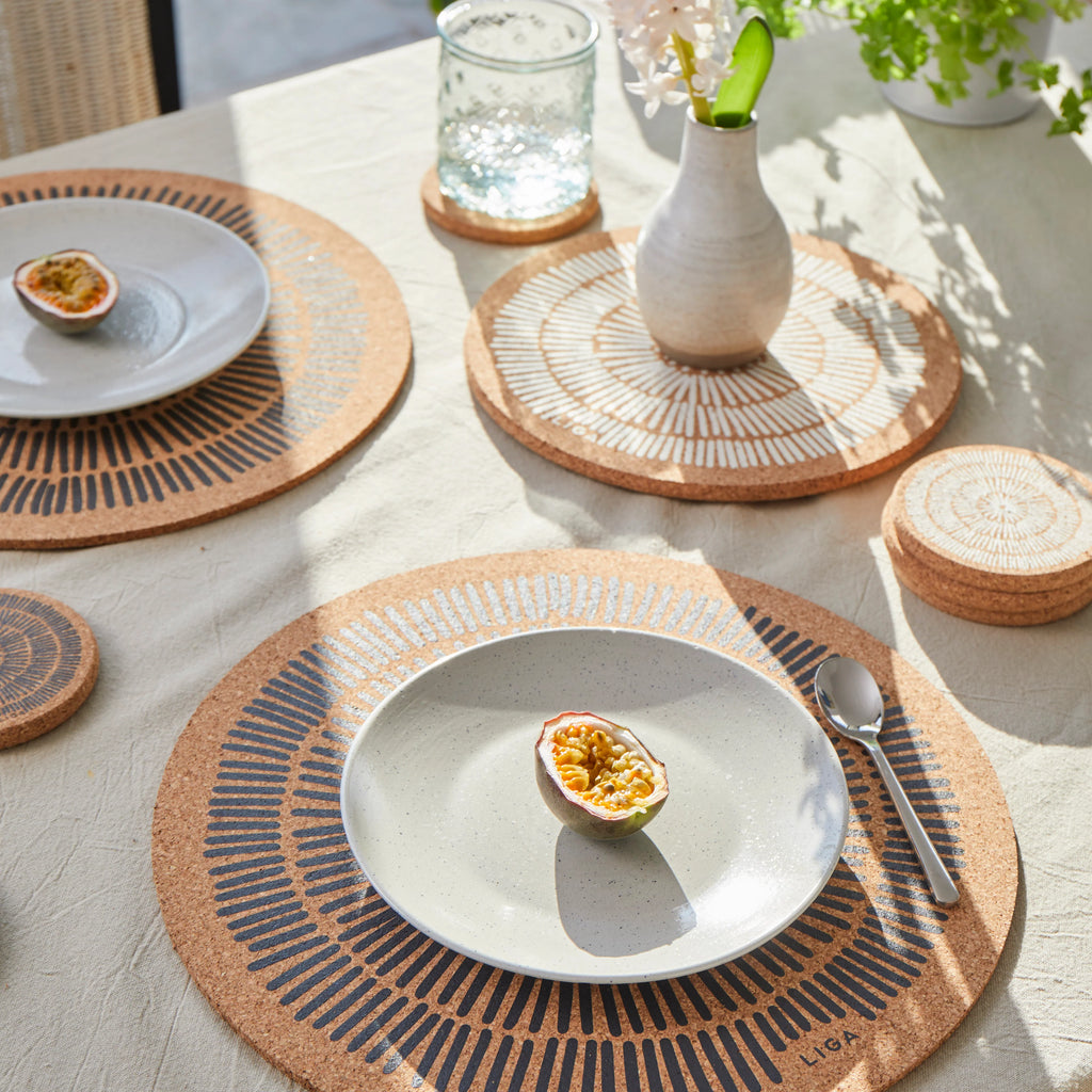 Cork Max Placemats | Sandy Lines | Buy 2 Get 1 FREE