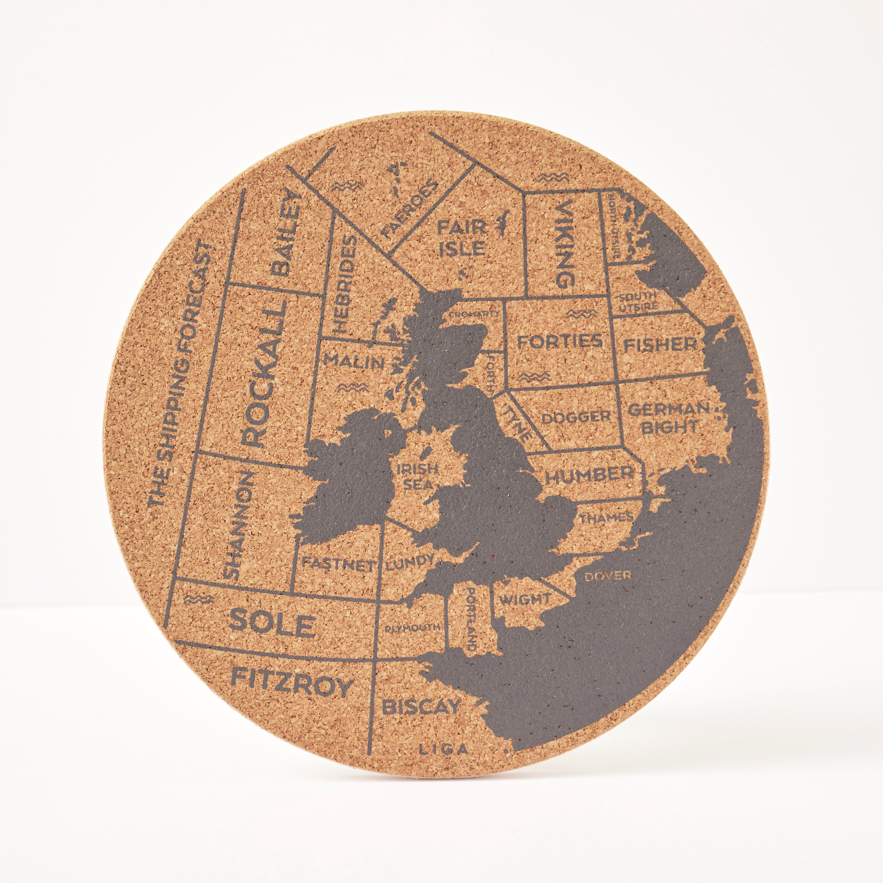 Cork Placemat - Shipping Forecast