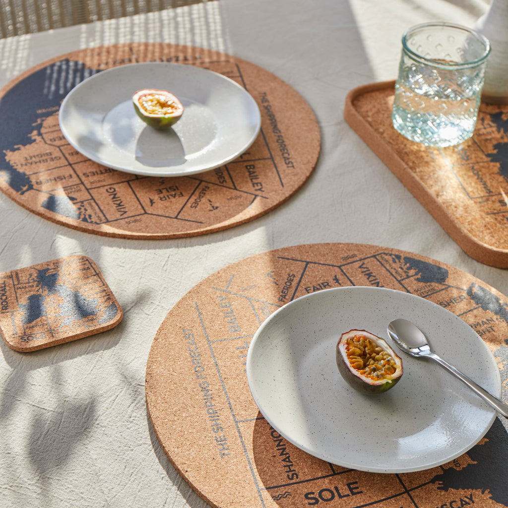 Cork Max Placemats - Shipping Forecast
