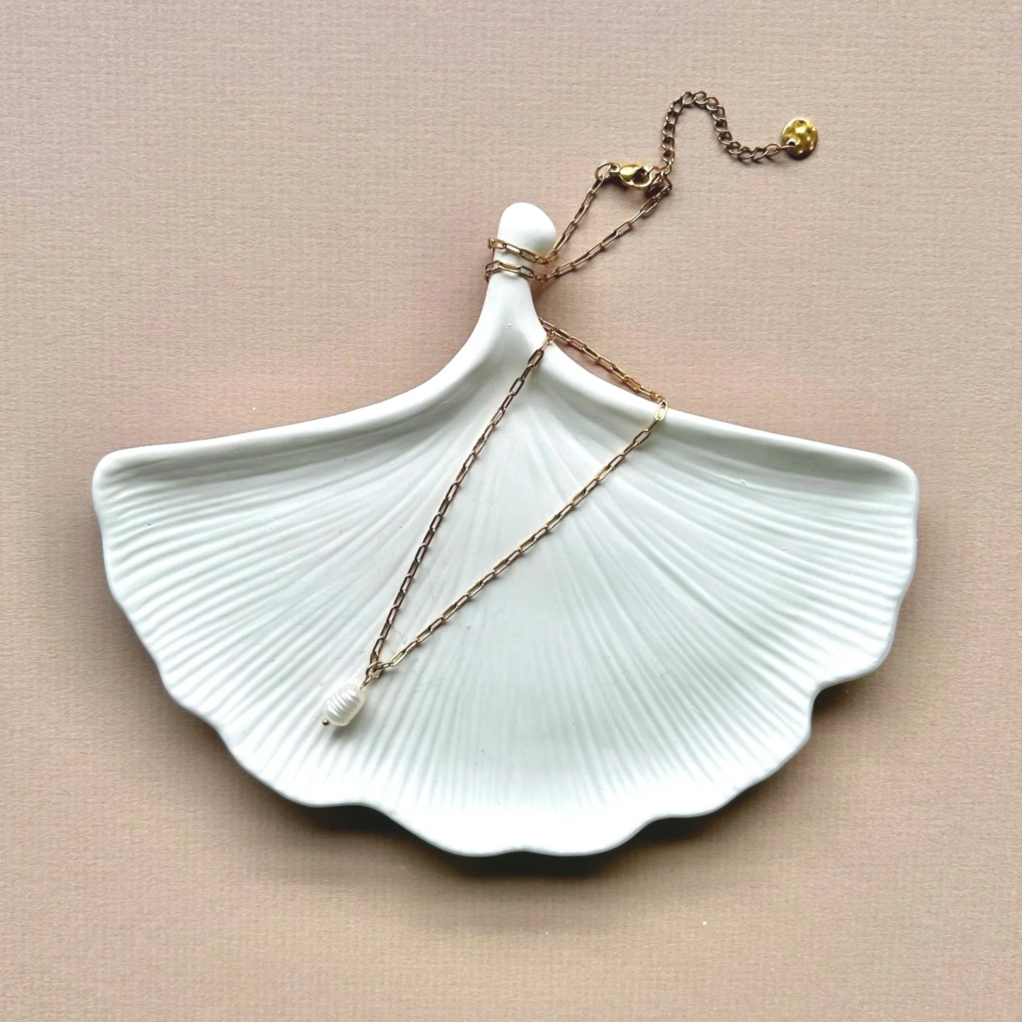 Single Pearl Drop Necklace | BespokeAli Studio