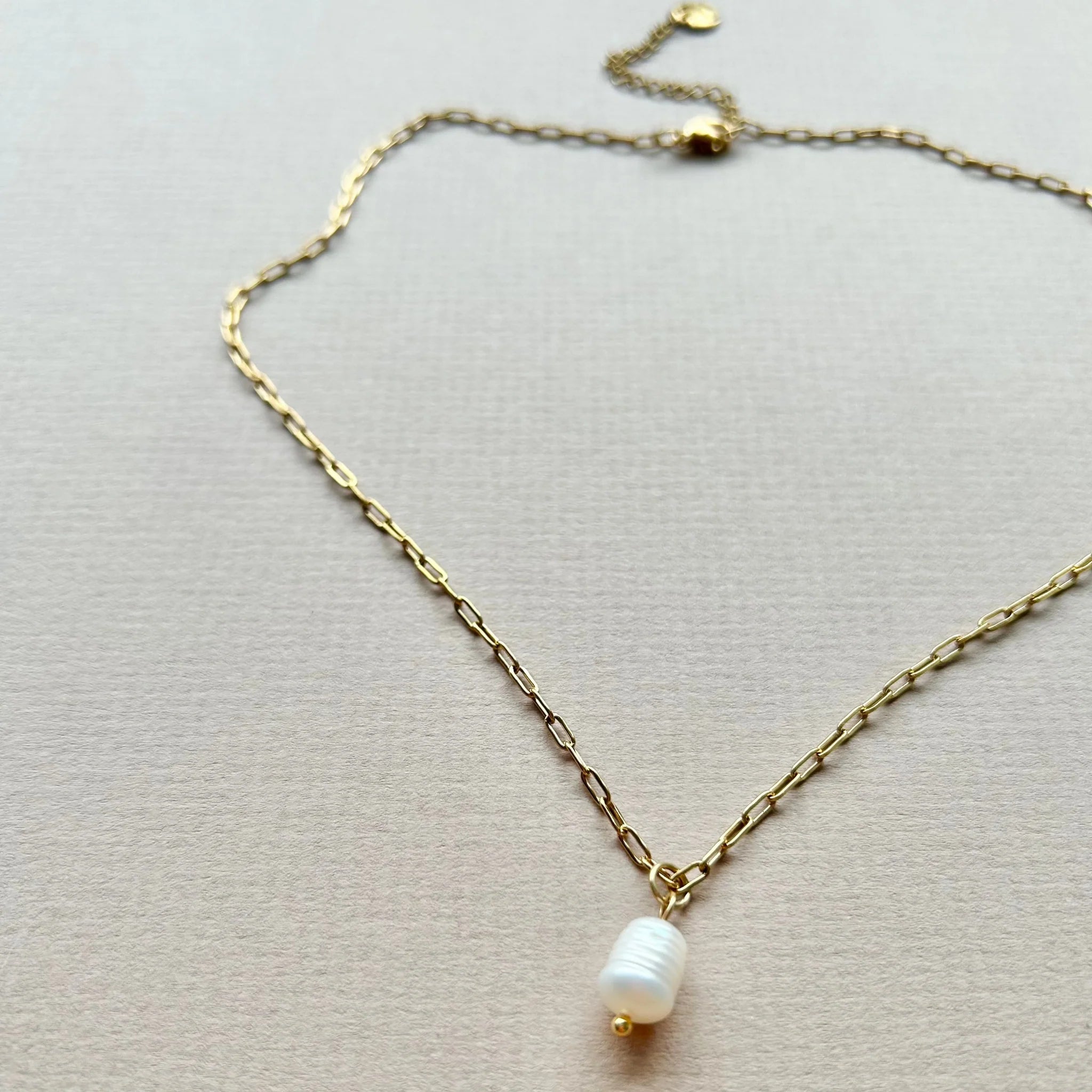 Single Pearl Drop Necklace | BespokeAli Studio