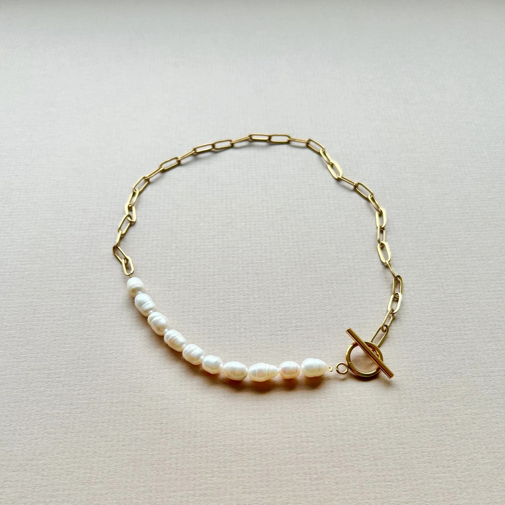 Wave Pearl Necklace | BespokeAli Studio