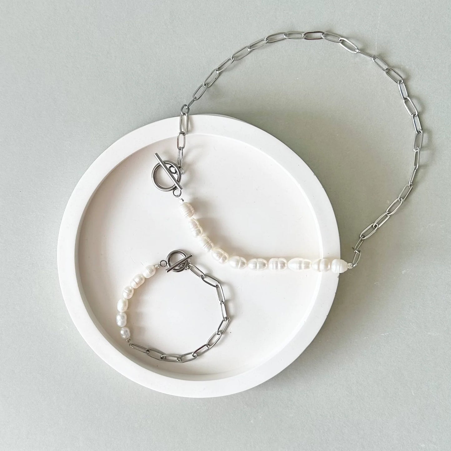 Wave Pearl Necklace | BespokeAli Studio