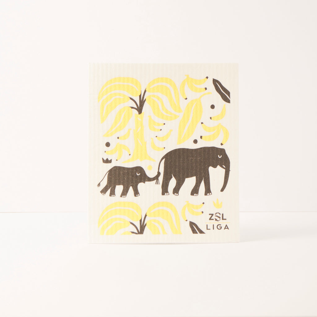 Eco Dishcloths | Elephant & Bananas