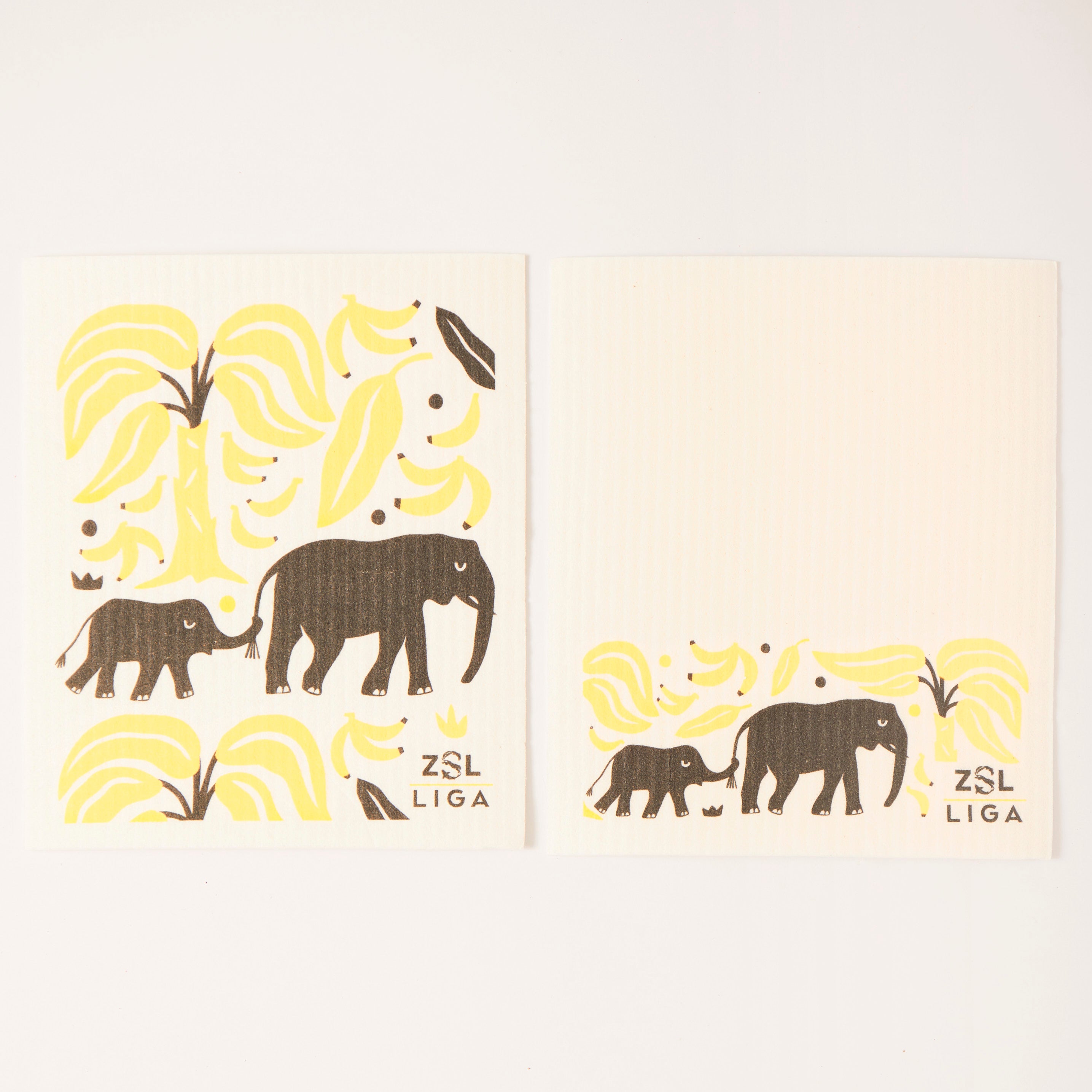 Eco Dishcloths | Elephant & Bananas