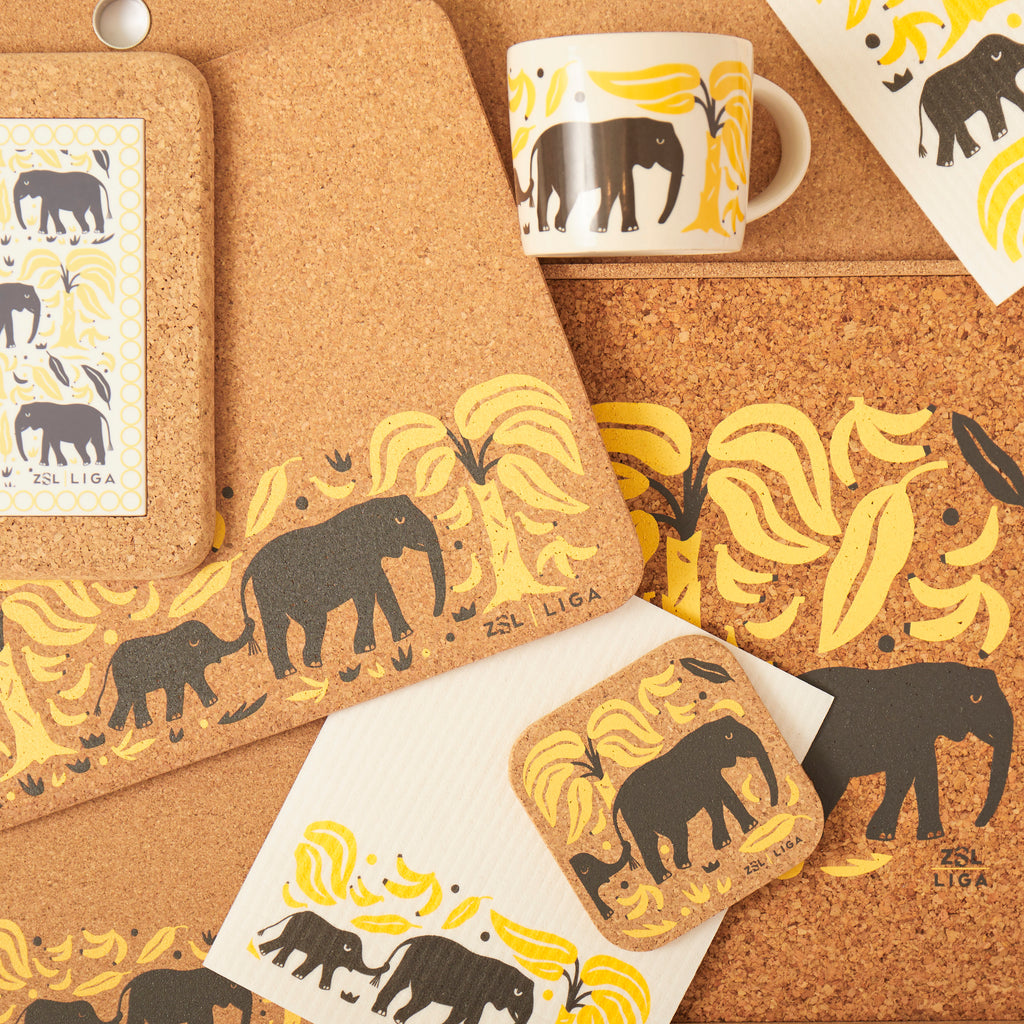 Cork and Tile Trivet | Elephant & Bananas