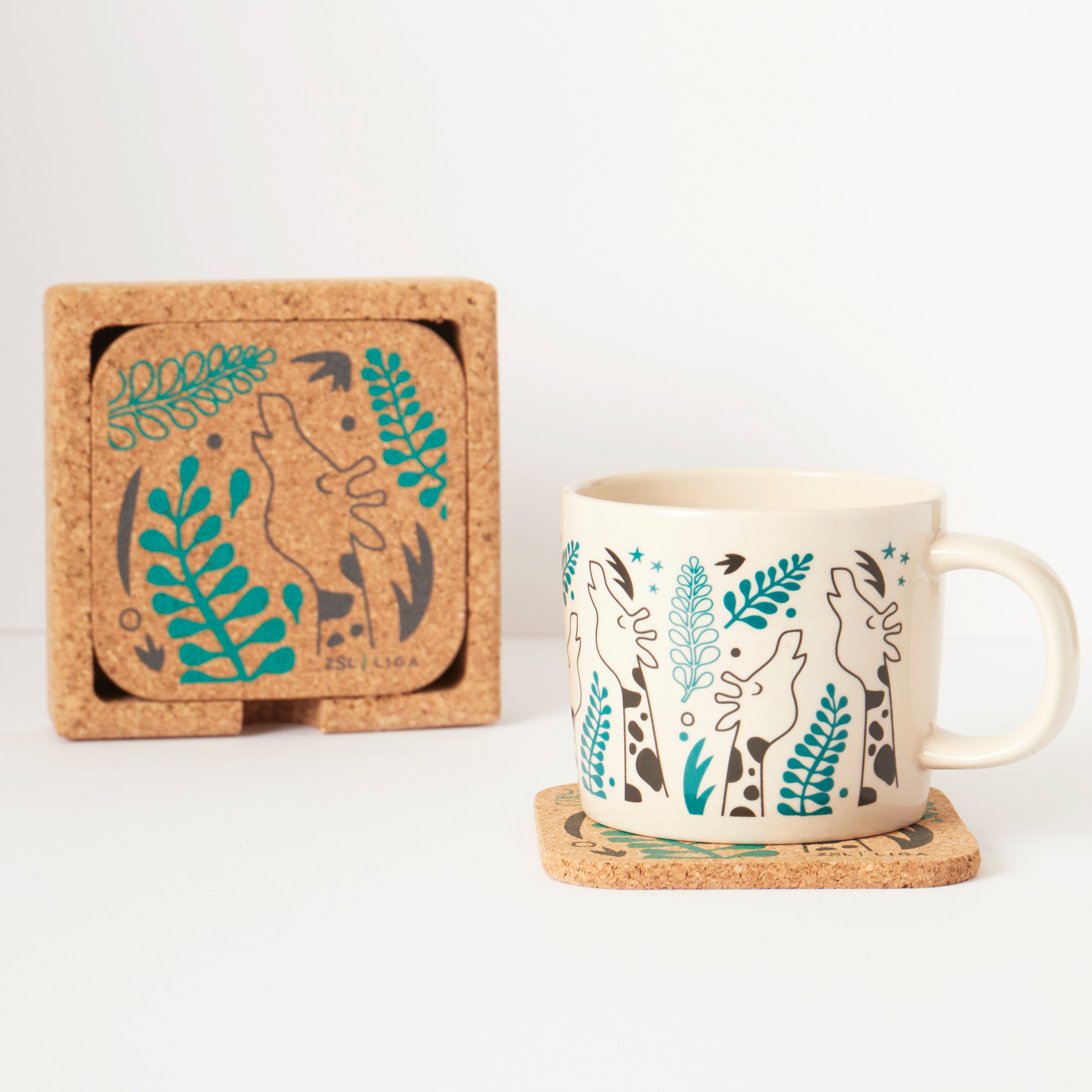 Cork Coasters | Giraffes
