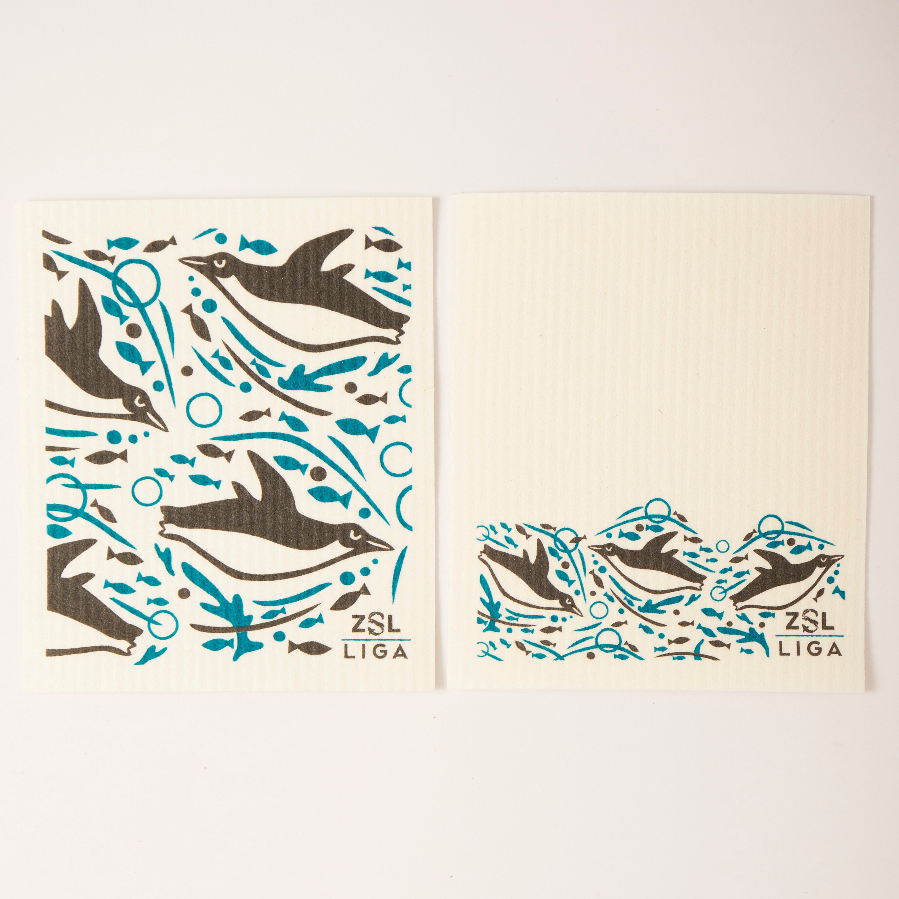 Eco Dishcloths | Swimming Penguins